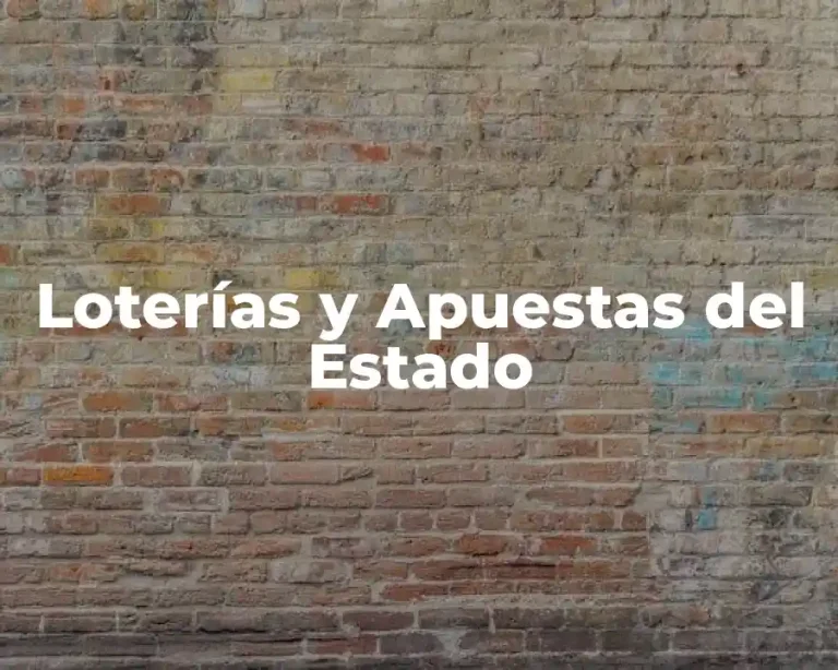 Loterías y Apuestas del Estado