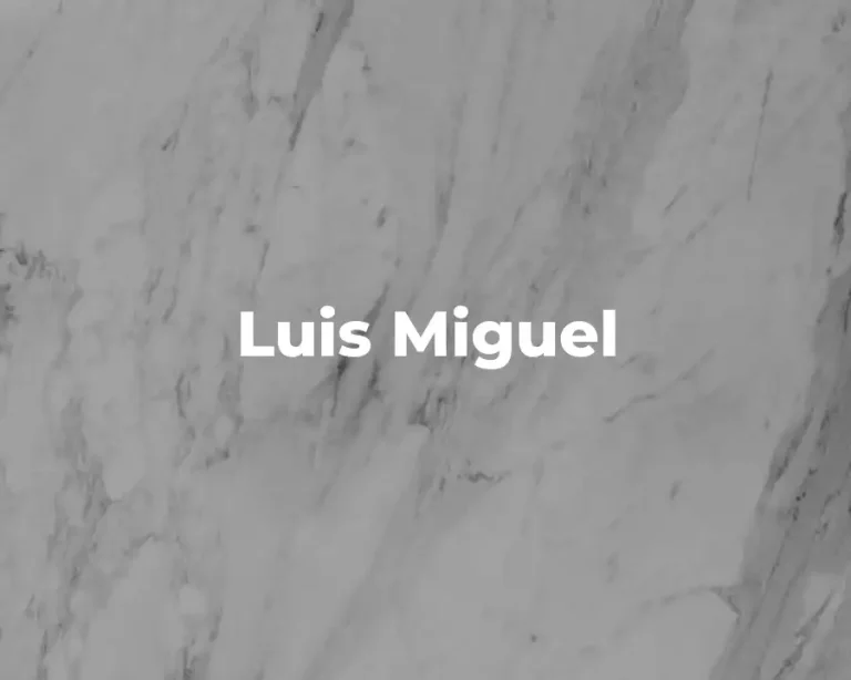 Luis Miguel