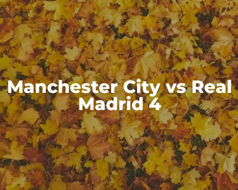 Manchester City vs Real Madrid 4