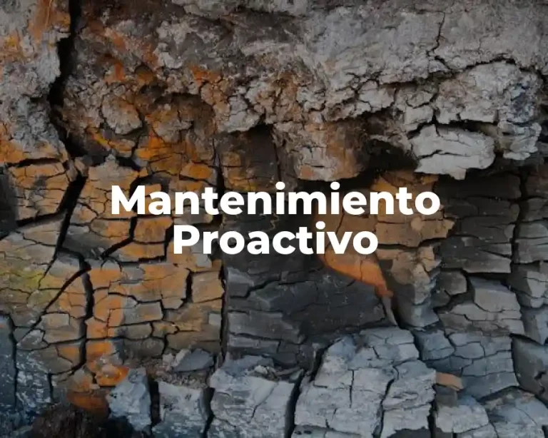 Mantenimiento Proactivo
