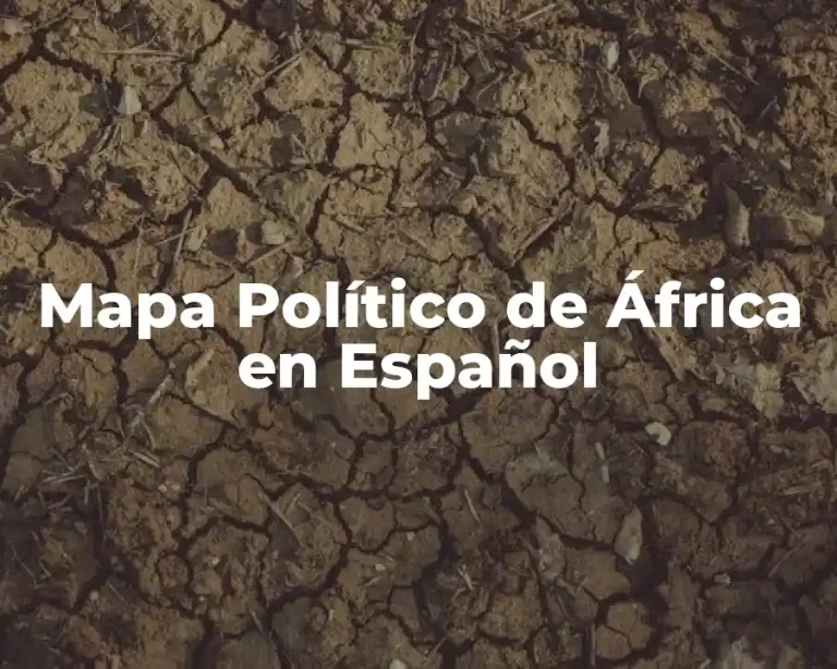 Mapa Político de África en Español
