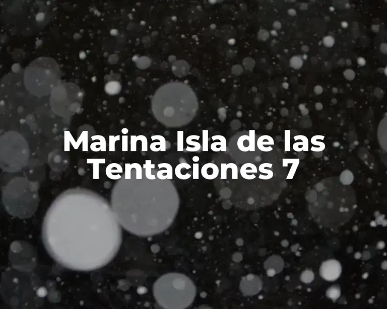 Marina Isla de las Tentaciones 7