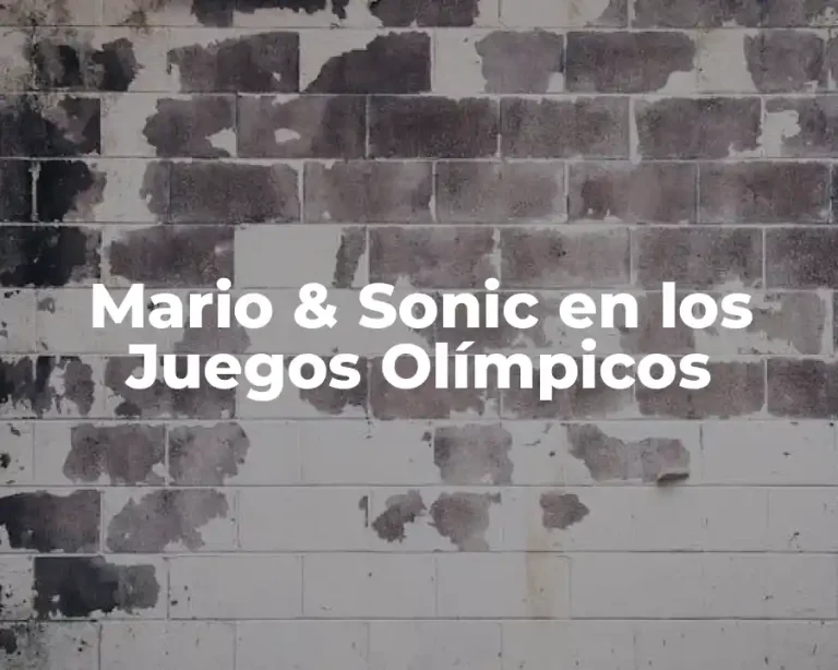 Mario & Sonic en los Juegos Olímpicos