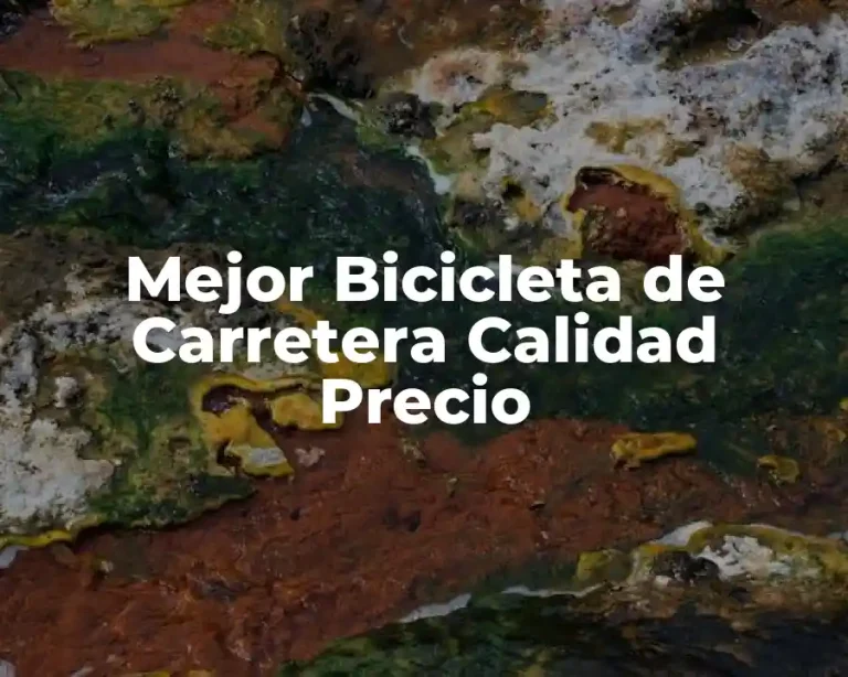 Mejor Bicicleta de Carretera Calidad Precio