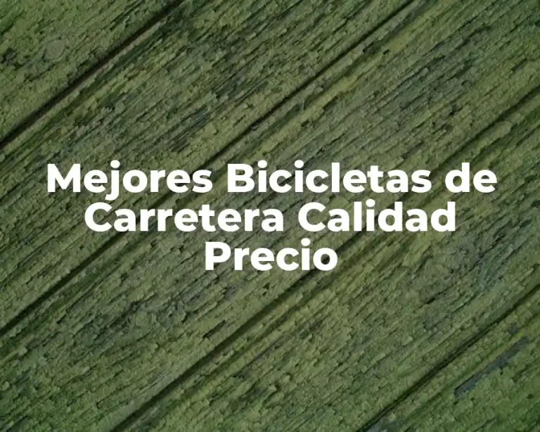 Mejores Bicicletas de Carretera Calidad Precio