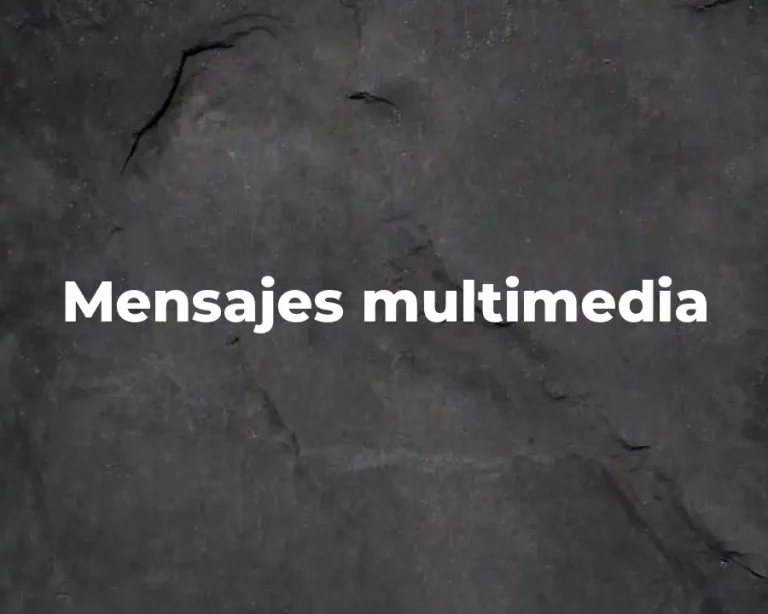 Mensajes multimedia
