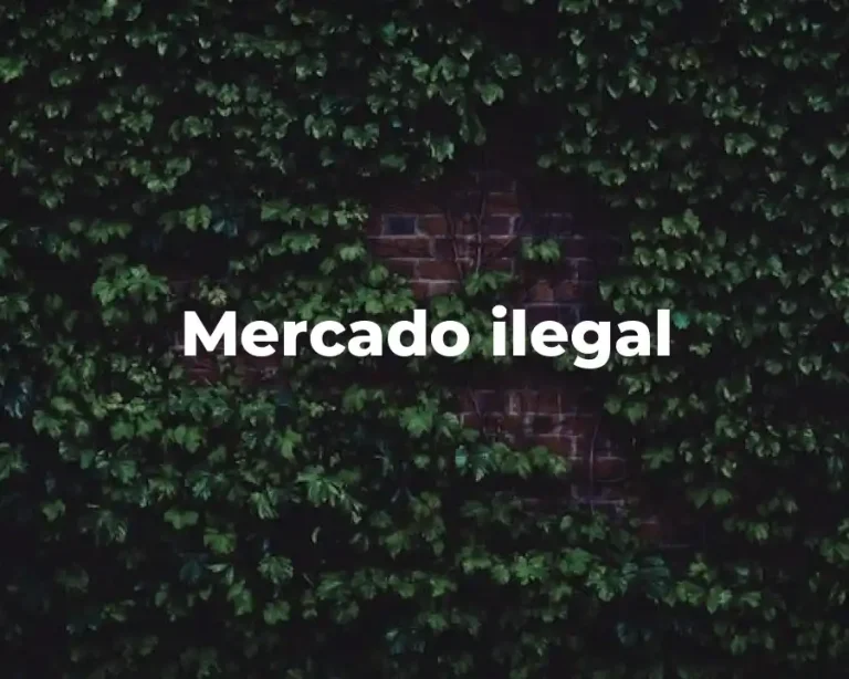 Mercado ilegal