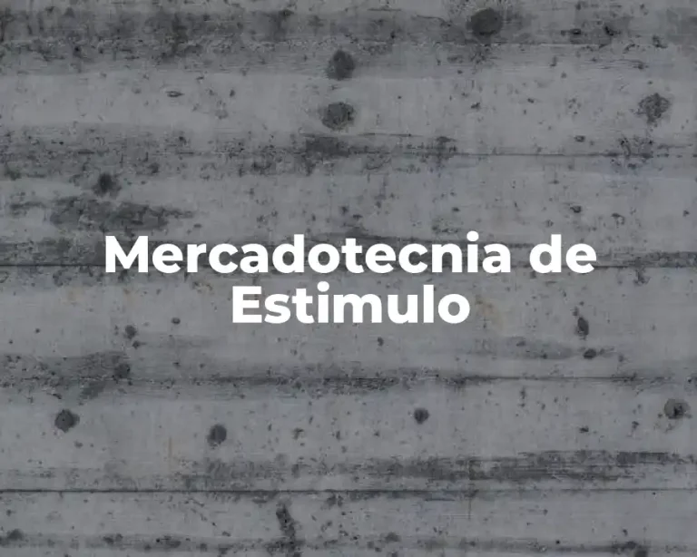 Mercadotecnia de Estimulo