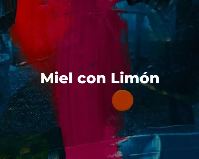 Miel con Limón