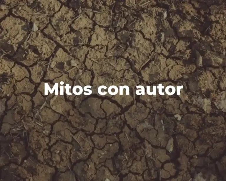 Mitos con autor