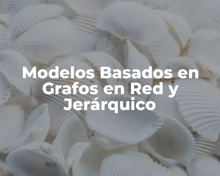 Modelos Basados en Grafos en Red y Jerárquico