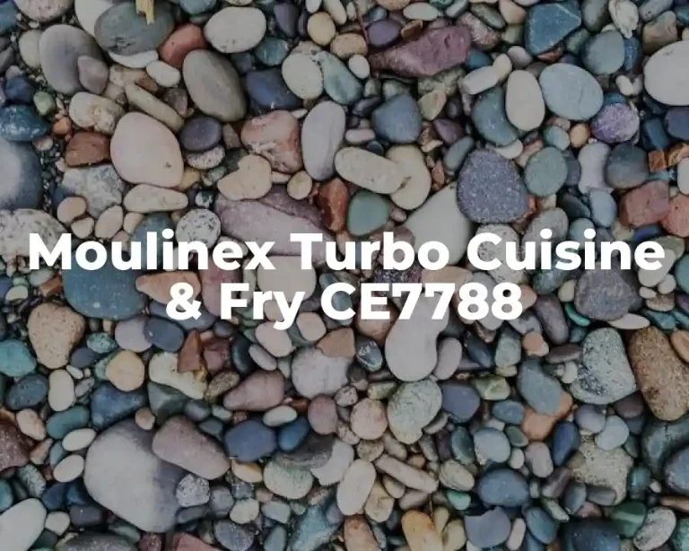 Moulinex Turbo Cuisine & Fry CE7788