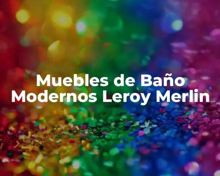 Muebles de Baño Modernos Leroy Merlin