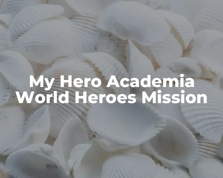 My Hero Academia World Heroes Mission