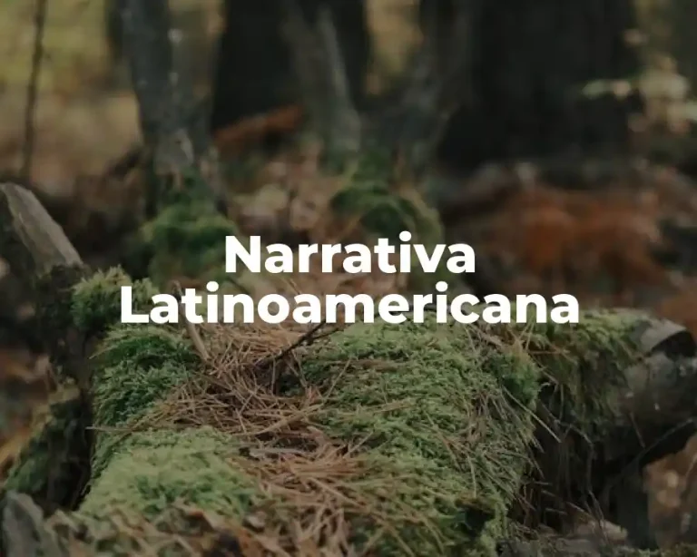 Narrativa Latinoamericana