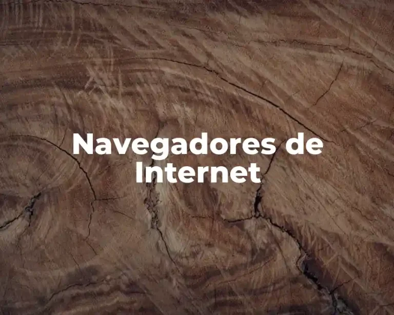 Navegadores de Internet