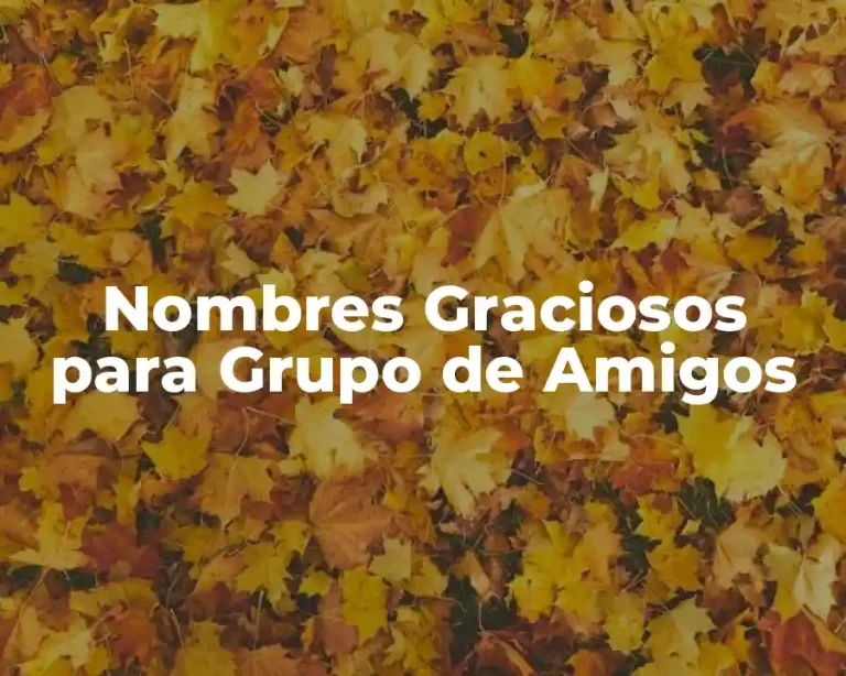 Nombres Graciosos para Grupo de Amigos