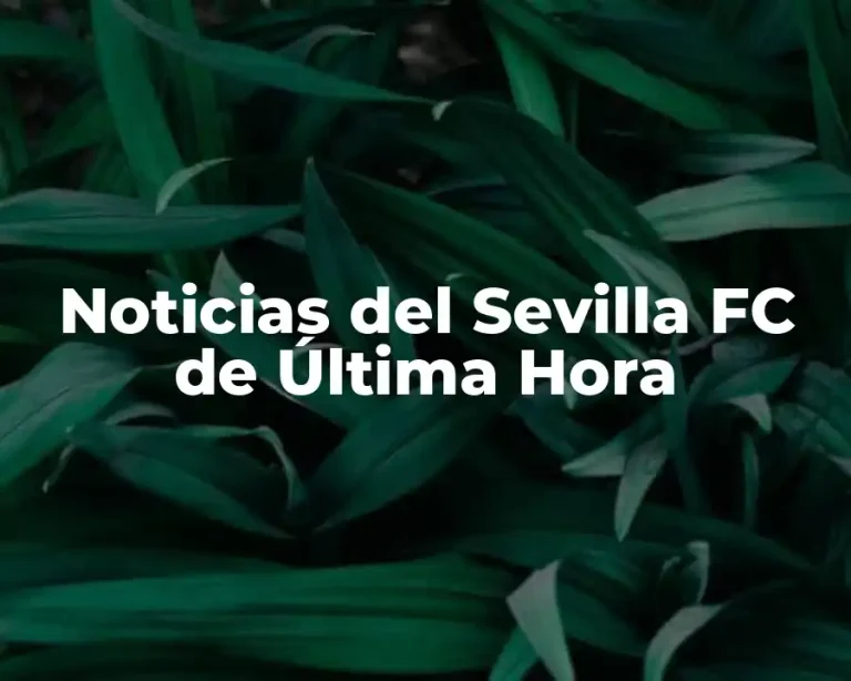 Noticias del Sevilla FC de Última Hora