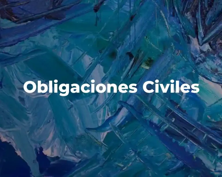 Obligaciones Civiles