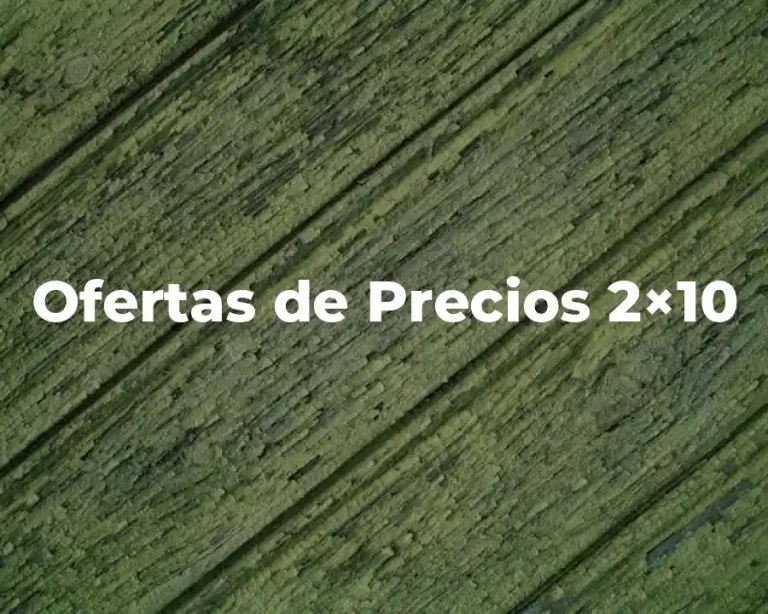 Ofertas de Precios 2×10