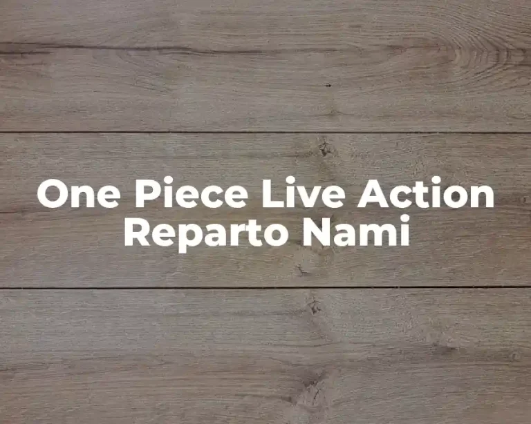 One Piece Live Action Reparto Nami