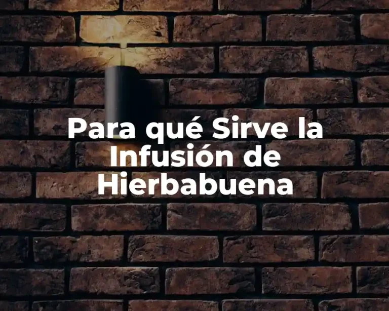 Para qué Sirve la Infusión de Hierbabuena