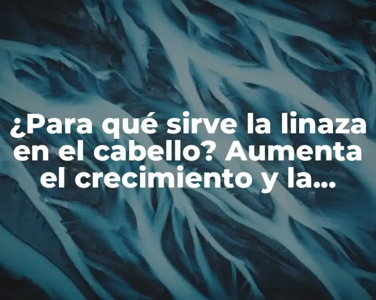 ¿Para qué sirve la linaza en el cabello? Aumenta el crecimiento y la salud capilar
