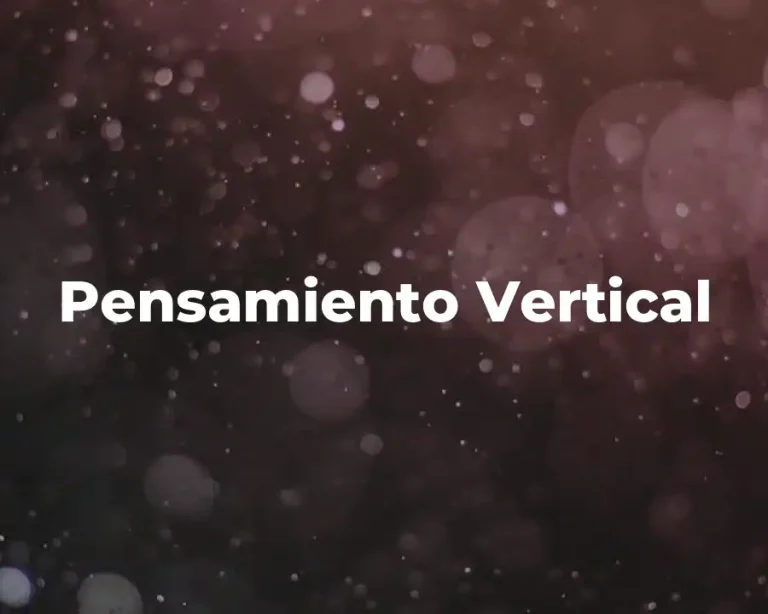 Pensamiento Vertical