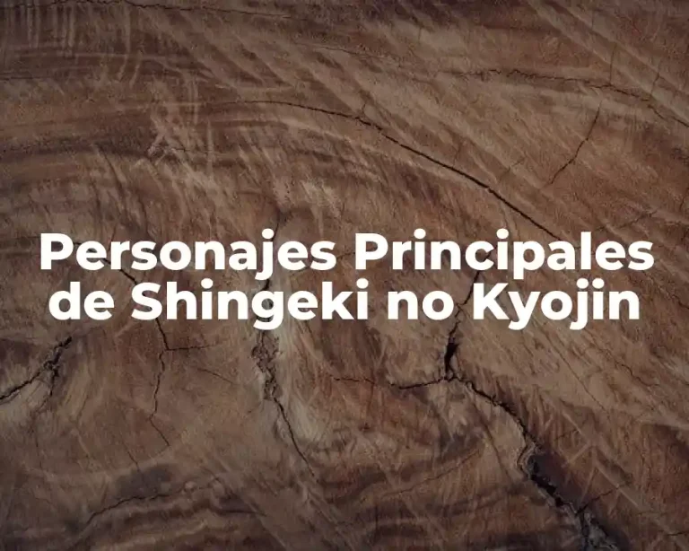 Personajes Principales de Shingeki no Kyojin