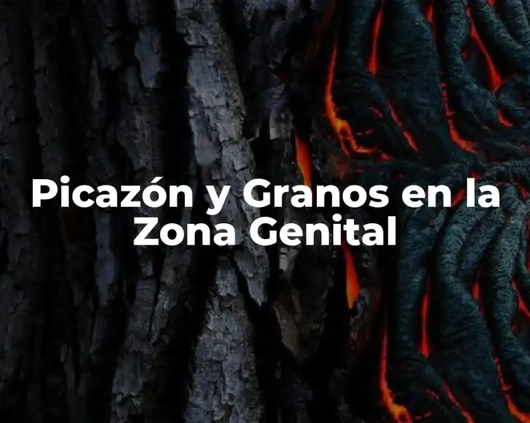 Picazón y Granos en la Zona Genital