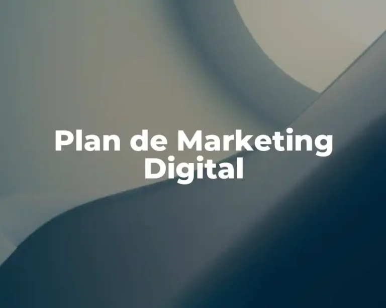 Plan de Marketing Digital