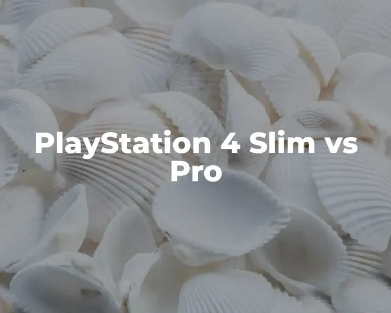 PlayStation 4 Slim vs Pro