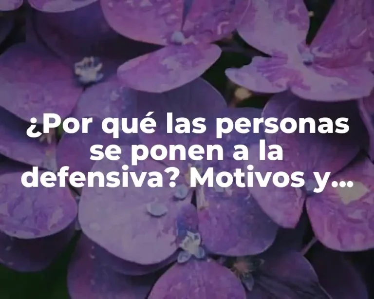 ¿Por qué las personas se ponen a la defensiva? Motivos y causas detrás de esta conducta