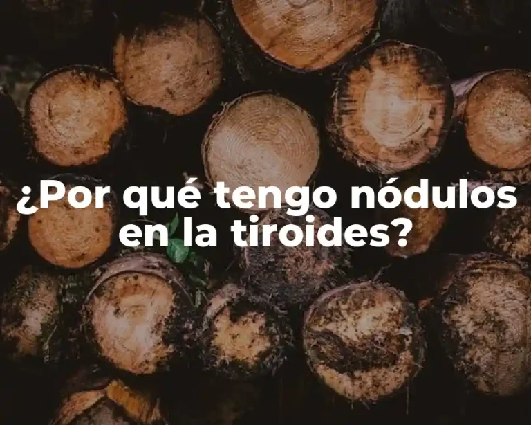 ¿Por qué tengo nódulos en la tiroides?