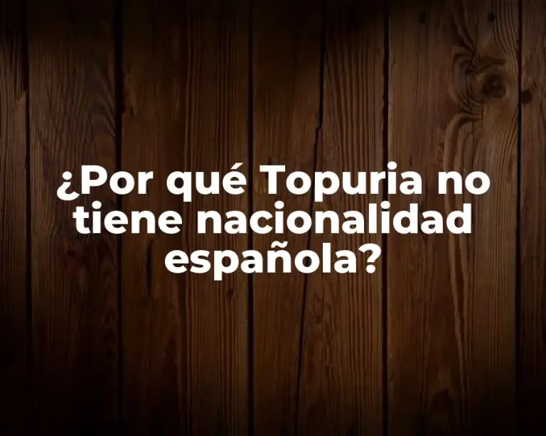 ¿Por qué Topuria no tiene nacionalidad española?