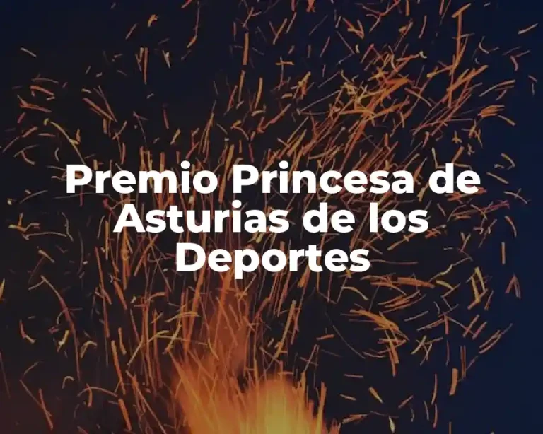 Premio Princesa de Asturias de los Deportes