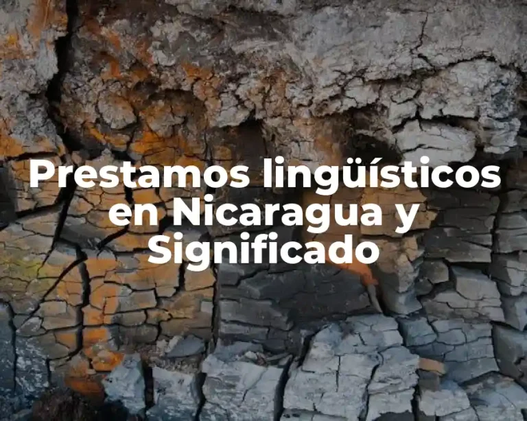 Prestamos lingüísticos en Nicaragua y Significado