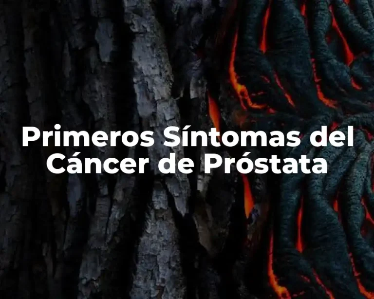 Primeros Síntomas del Cáncer de Próstata