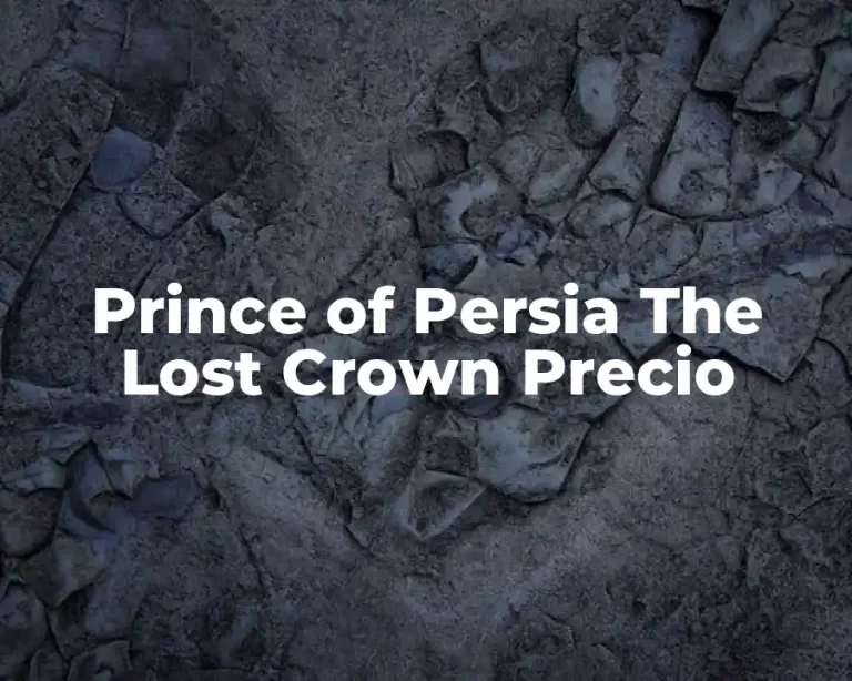 Prince of Persia The Lost Crown Precio