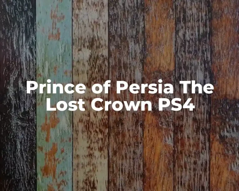 Prince of Persia The Lost Crown PS4