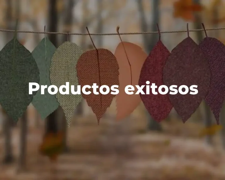 Productos exitosos