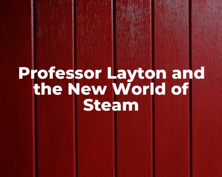 Professor Layton and the New World of Steam