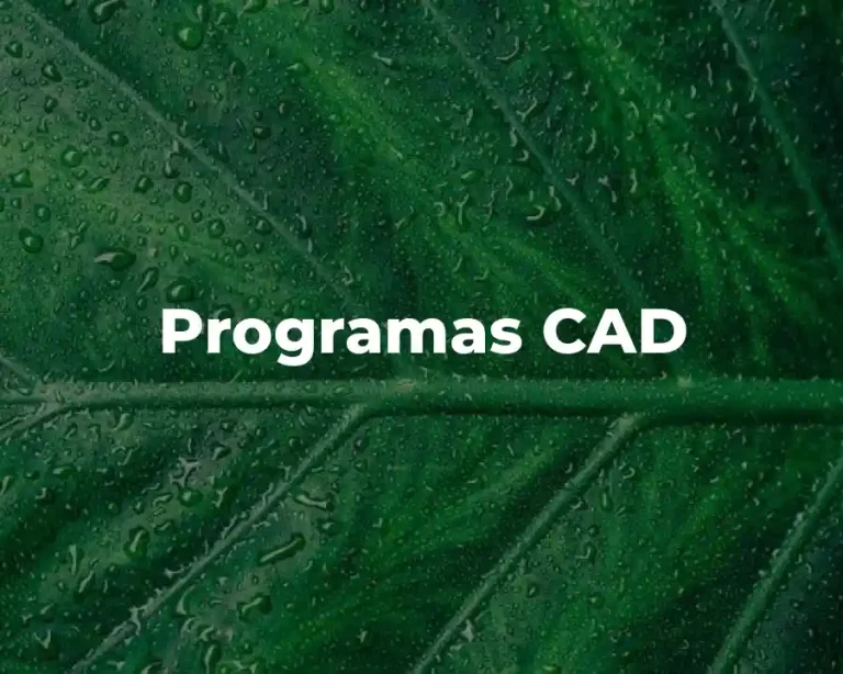 Programas CAD