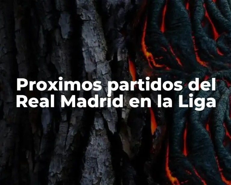 Proximos partidos del Real Madrid en la Liga