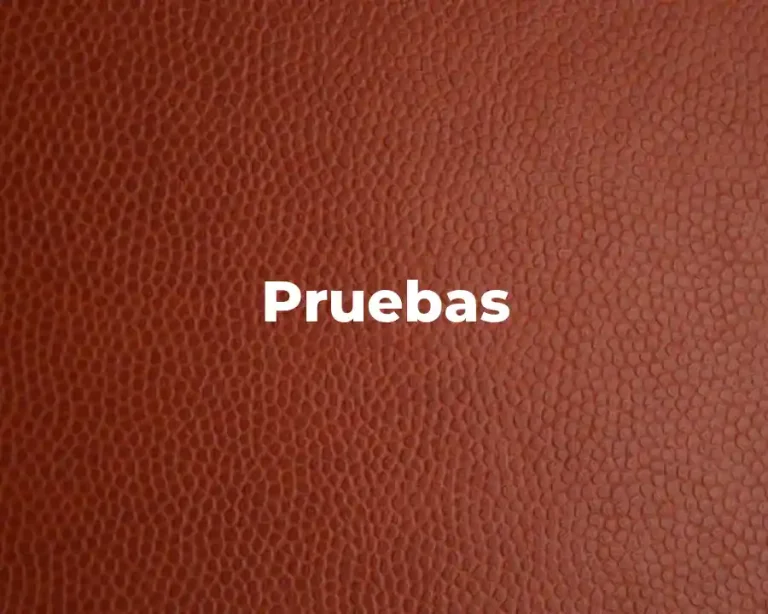Pruebas