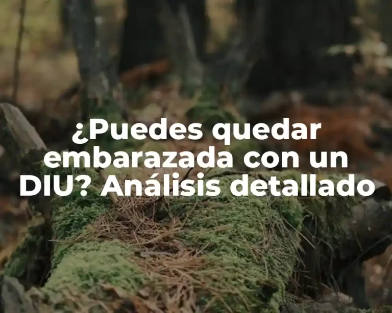 ¿Puedes quedar embarazada con un DIU? Análisis detallado