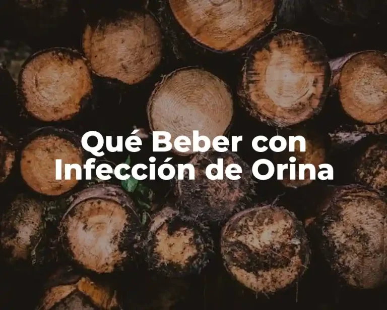 Qué Beber con Infección de Orina