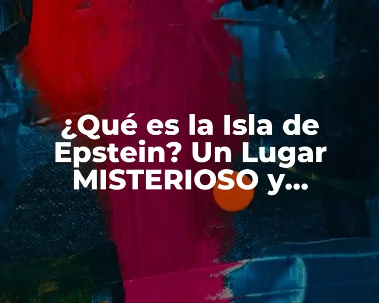¿Qué es la Isla de Epstein? Un Lugar MISTERIOSO y CONTROVERTIDO