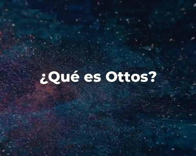 ¿Qué es Ottos?