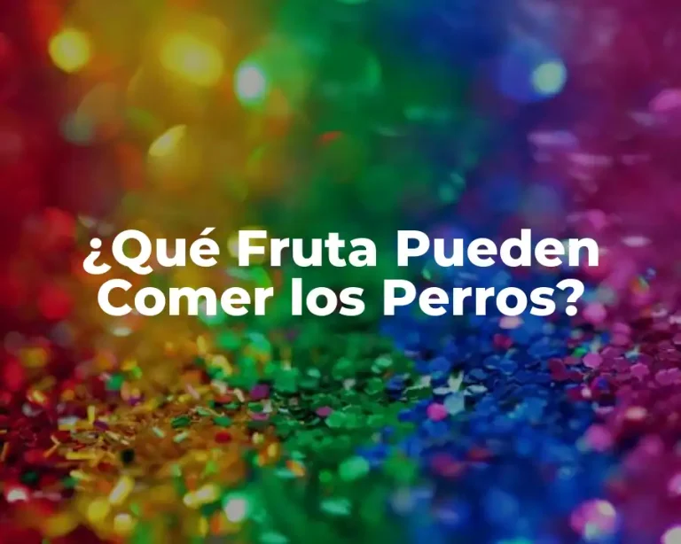 ¿Qué Fruta Pueden Comer los Perros?